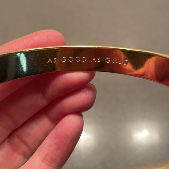 Kate Spade As Good As Gold bracelet/bangle - Picture 6 of 6